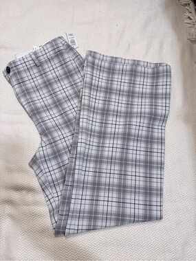 Wilfred Women’s  Gray Plaid Dress Pants